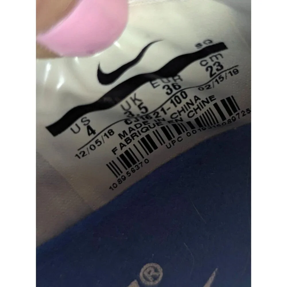 Nike | Air Max 1 Puerto Rico Pa'lante White Red Blue Sneakers Womens Size W 5.5